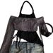 Y2K European American Women's Long-sleeve T-shirt, Color-blocking Two-piece Halter Neck Knit Top, Slim-fit And_ecoleips.com