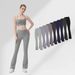 Women's Clothing Groove High Waisted Flared Pants Hip Lifting Sports Fitness Yoga Wear Fitness Pants_ecoleips.com