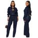 Vintage Washed Denim Jumpsuit – Relaxed Fit Long Sleeve Overalls With Stretch Comfort_ecoleips.com