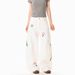 Retro Floral Embroidered Cargo Pants Loose Fit Slimming Wide Leg Denim Trousers For Men And Women Autumn Style Casual Cotton Jeans_ecoleips.com