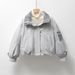 girl Girl Girl Pinghu Chixin 90 Duck Down For Women New Nional Standard Casual Jacket Style Autumn Winter Simple Solid Color Loose_ecoleips.com
