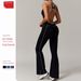 Women's Clothing Hollow Beautiful Back Yoga Suit Dance Sports Jumpsuit Hip Lifting Pleated Flared Jumpsuit Yoga Suit_ecoleips.com