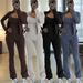Women's Zip-Up Track Suit Set - Stylish Stand Collar Jacket & Wide-Leg Joggers, Trendy Streetwear Outfit For Casual & Sporty Look_ecoleips.com