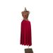 Women's Clothing Printed Dress Sweet Long Sleeveless Round Neck With Belt Elegant Patchwork_ecoleips.com