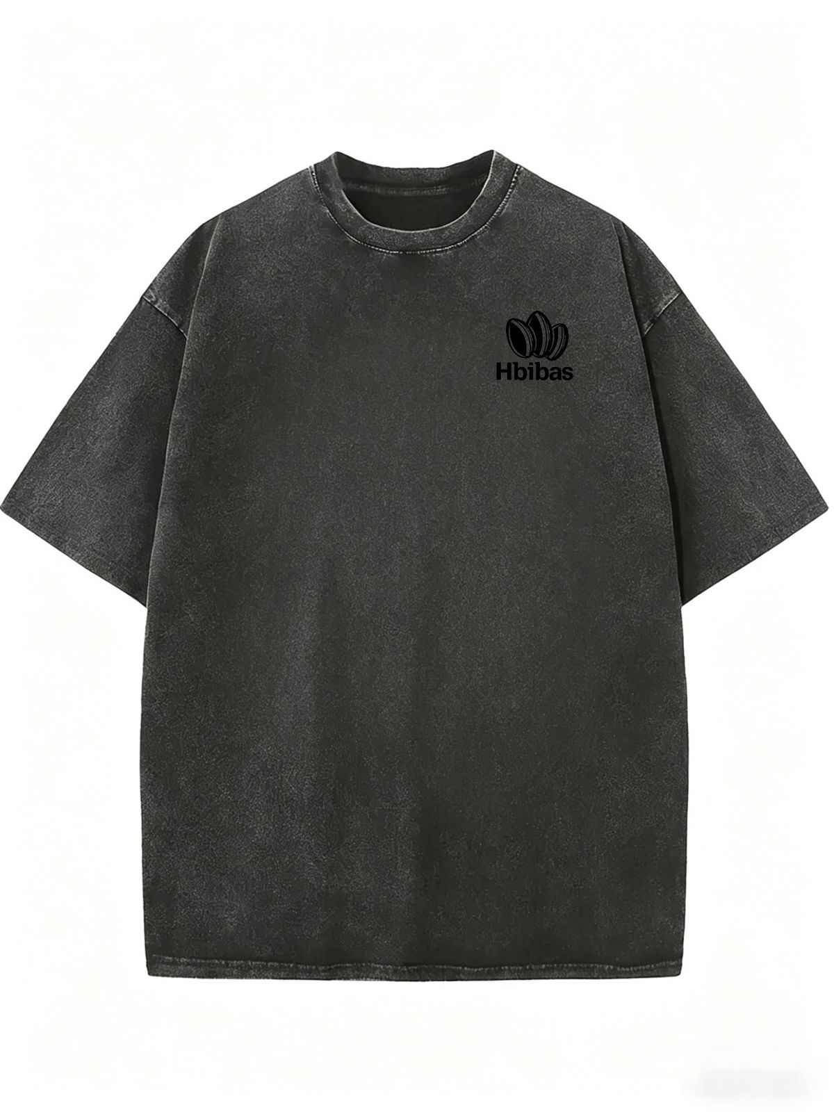 Women's Vintage Washed Crew Neck Tee, Loose Fit Street Style Summer Essential_ecoleips.com