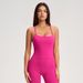 Thin Spaghetti Strap Criss Cross Back Seamless Yoga Tank Top_ecoleips.com