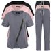Women's Clothing Zipper Wash Clothes Beauty Salon Haircut Spa Staff Dental Clinic Work Clothes Nurse Clothes_ecoleips.com