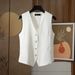 Unisex Suit Vest For And Autumn, Women's Waistcoat, Slimming Commuter Top, New Spring Style_ecoleips.com