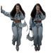 Women's Clothing Casual Color Matching Denim Suit_ecoleips.com