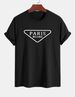Casual White Patterned T-shirt Print, Short Sleeved Round Neck 100% Cotton T-shirt Top-6_ecoleips.com