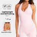 Women's V Neck Halter Top Yoga Sportswear With Cross Over Push Up Bra Padding Slimming Design Can Be Worn As Outerwear_ecoleips.com