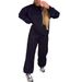 Long Sleeve Round Neck Top & Drawstring Joggers With Rhinestone Details (Black/White/Nude/Green/Blue, S-XXXL)"_ecoleips.com