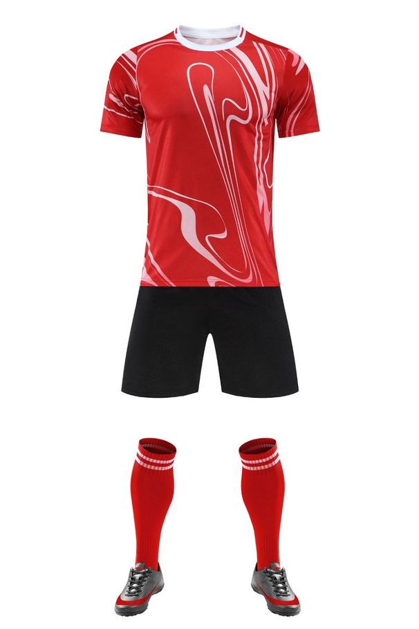 Football Uniform Set With Breathable Quick-drying Features Consisting Of A Sports Top And Shorts Shorter Than A Standard Jersey._ecoleips.com