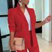AL304 Independent Station European American Women's Fashion Suit Jacket Loose Fit OL Office Commuting Solid Color_ecoleips.com