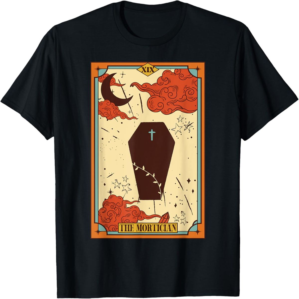 Embalmer Mortuary Funeral Director The Mortician Tarot Card T-Shirt._ecoleips.com