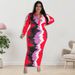 Women's Clothing Women's Plus Size Open Chest Collared Dress Style Autumn Clothing Long Sleeve For Formal & Casual For Women_ecoleips.com