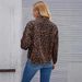 Leopard Print Denim Short Jacket Women's Casual Fashion Autumn/Winter New Real Shot_ecoleips.com