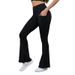 Women's Clothing Thin Velvet Flared Yoga Pants Slimming High Waist Hip Lifting Shark Pants Sports Fitness Trousers_ecoleips.com