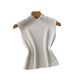 Women's Commuter Style Knitted Sleeveless Top Vest Summer Solid Color Slim Fit Elegant Versatile Outerwear_ecoleips.com