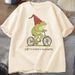 Off To Cause A Kerfuffle Frog T-Shirt Funny Weirdcore Sayings Unique Tshirt Adults Joker Women Graphic Tee Women Summer Tops Y2K_ecoleips.com