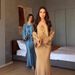 Cross-Border In-Stock Women's Fashion 2025 Early Autumn Elegant Socialite Style Lace-Up Top Slimming Bodycon Skirt Set_ecoleips.com