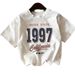 Factory Direct Sales Short Sleeve 200g Heavyweight Printed Pure Cotton Round Neck Loose T-Shirt In Stock_ecoleips.com