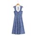 YPFF Trendy Women's Spring New European And American Style Square Neck Floral Print Back Tie Slim Fit Long Dress_ecoleips.com
