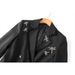 Women's Clothing Autumn High End Velvet Edge Double Breasted Suit Jacket Heavy Nail Diamond Dragonfly Embroidered Suit_ecoleips.com