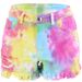 Women's Clothing Tie Dye Tassel Hem Hole Loose Women's Denim Shorts_ecoleips.com