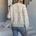 European American Cross-border 2026 Spring Autumn New Jacquard Zip-up Jacket, Loose Fit, Slimming, Stylish, Suitable For_ecoleips.com