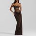 European And American Cross-Border Women's Fashion Summer New Sexy Hot Girl Style Long Strap Lace Patchwork_ecoleips.com