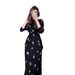 Women's Floral Print Casual Skirt Set Round Neck Loose Fit Summer Breathable European American Style Clothing_ecoleips.com