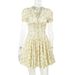 Women's Clothing Floral V-Neck Slim Fit Dress Fashionable Short Skirt Summer New_ecoleips.com