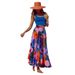 Women's Clothing Women's Spring And Summer New Fashion Casual Printed Bohemian Mid-length Skirt For Women_ecoleips.com