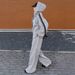Women's Stylish Hoodie & Jacket Set - Casual Comfort For Petite Figures, Polyester Blend, Greyish/Black, S-XXXL_ecoleips.com
