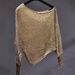 Aria Basics Aria Basics European And American Spring Summer New Sweater Round Neck Bell Hollow Knitted Sun Protection Long Sleeve Women's_ecoleips.com