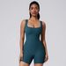 Women’s Clothing Tight Quick Drying Yoga Bodysuit Beautiful Back Yoga Clothes Women's Slimming Belly Thread Shorts Sports Fitness Clothes_ecoleips.com