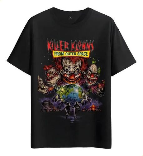 Women's T-Shirts Tshirt Muscle Freaks Killer Klowns Horror Movie Style_ecoleips.com