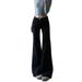Black Stretch Retro Flared Slimming Jeans For Women Spring Autumn New Fashion Versatile Bootcut Long Pants_ecoleips.com