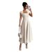 Slim Fitting A Line Vest Dress Long Skirt Solid Color Fashionable Elegant Women's Clothing Tops New Arrivals From Platforms_ecoleips.com