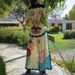 Women's Clothing fashion personality printed cotton and linen loose leisure vacation two-piece suit_ecoleips.com