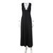 Women's Slim Backless Dress European American Style Fashionable Sexy Deep V Halter Lace Trim Winter_ecoleips.com