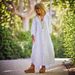 New European And American Cross-border Women's Clothing: Buttoned Casual Loose Comfortable V-neck Dress With Open_ecoleips.com