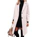 Women’s Oversized Double-Breasted Trench Coat – Long Wool Blend Coat With Notched Lapel (S-XXL, 6 Colors)_ecoleips.com