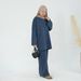 Modest Abaya Dress Women's Autumn Winter Thickened Knitted Two-Piece Suit Loose Sweater Skirt Set Middle East_ecoleips.com