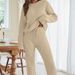 Women's Premium Fleece Lounge Set Ultra-Soft Fabric Long Sleeve Top And Jogger Pants Relaxed Fit Matching Outfit Winter Comfort_ecoleips.com