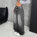 Cross-border Foreign Trade European And American Style Casual Straight Loose Washed Jeans For Women Versatile_ecoleips.com