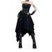 Dark Summer Sexy Long Skirt for Women Street Punk Gothic Style Eye Catching Half Skirt Hot Girl Fashion Bottoms_ecoleips.com