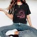 Women's Casual Solid Color Short Sleeve T-Shirt Loose Fit round Neck Printed Tee for Everyday Wear_ecoleips.com