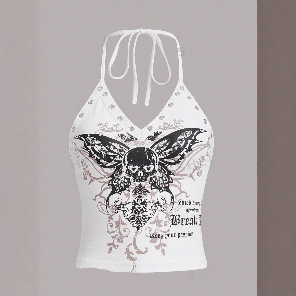 European And American Style Camisole for Women Sexy Summer Top Unique Quirky Prints Cross Border Trade 2025_ecoleips.com